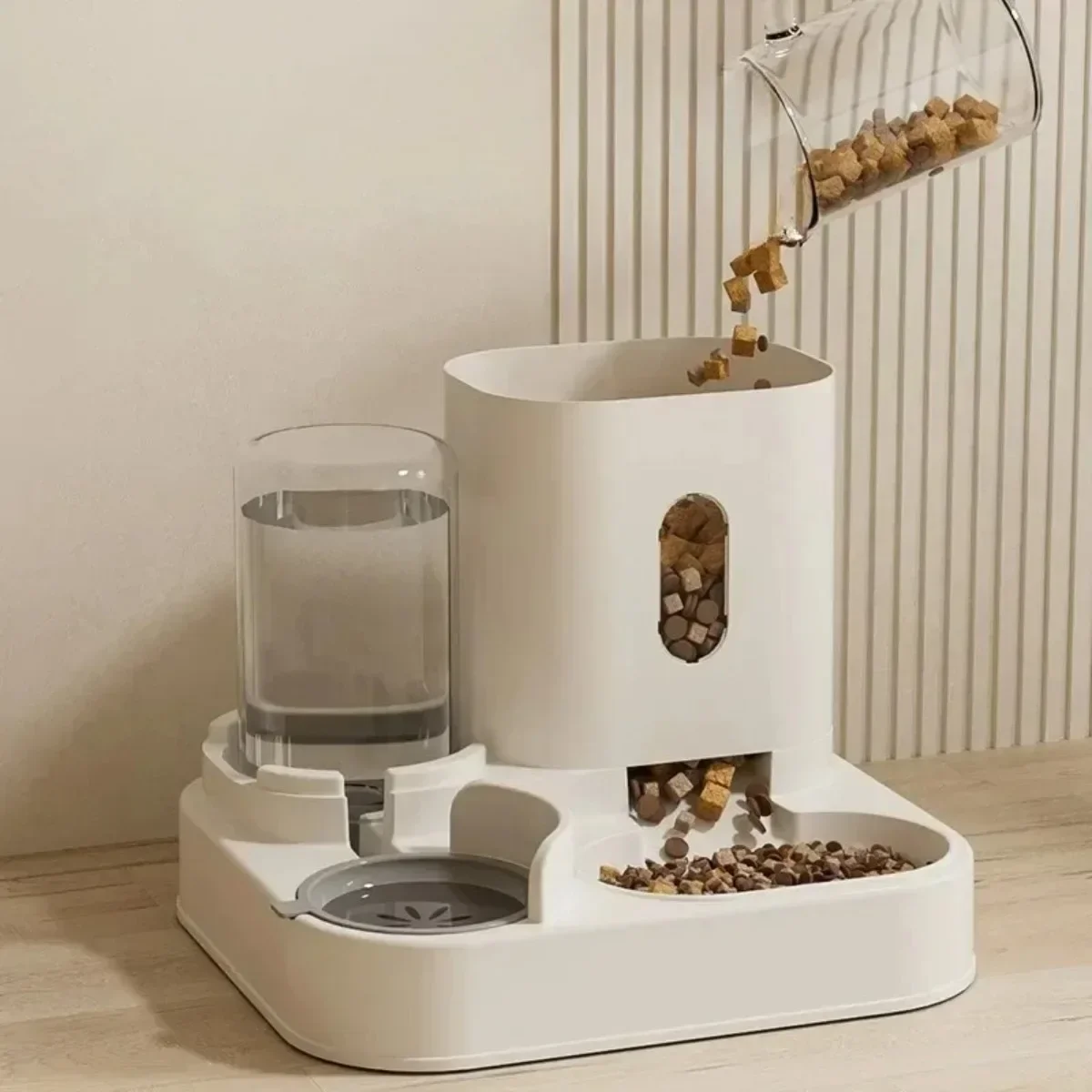 Automatic Dog Cat Feeder with  - đánh giá và giá Dog Water Fountain Large