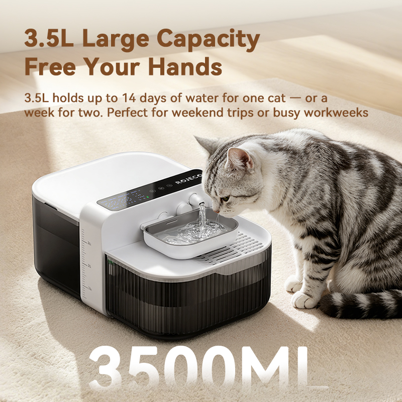 ROJECO 3.5L Wireless Pet Water - đánh giá và giá Wireless Pet Water Fountain Battery