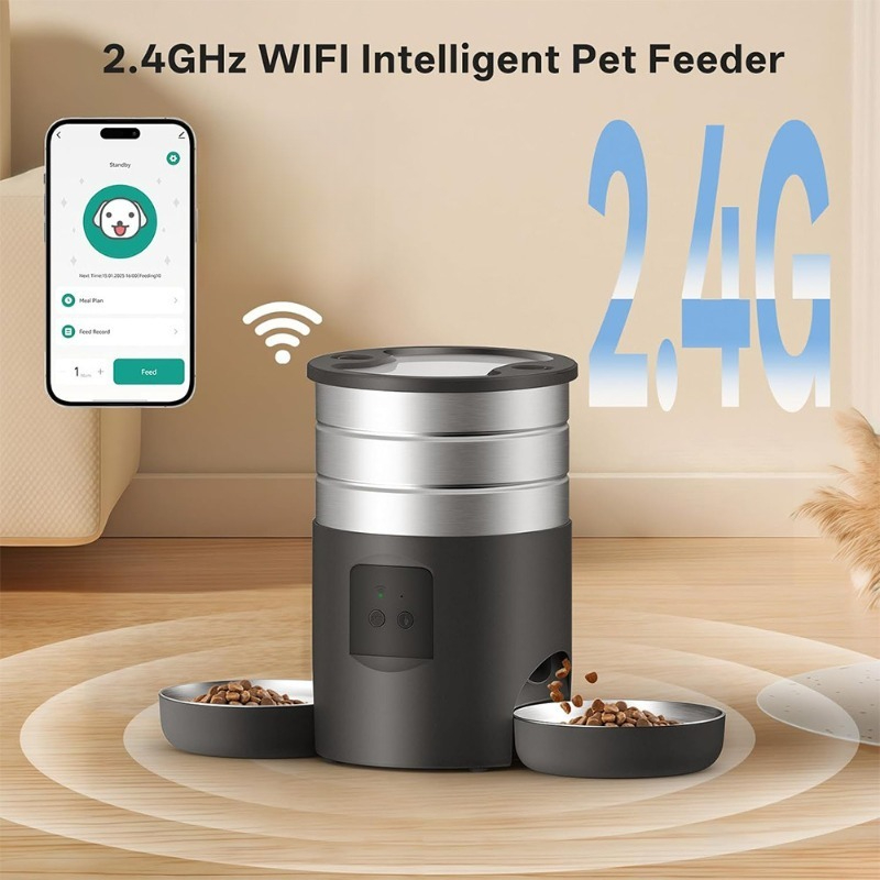 4.5L WiFi Smart Pet Feeder Aut - đánh giá và giá Pet Feeder App Control Portion