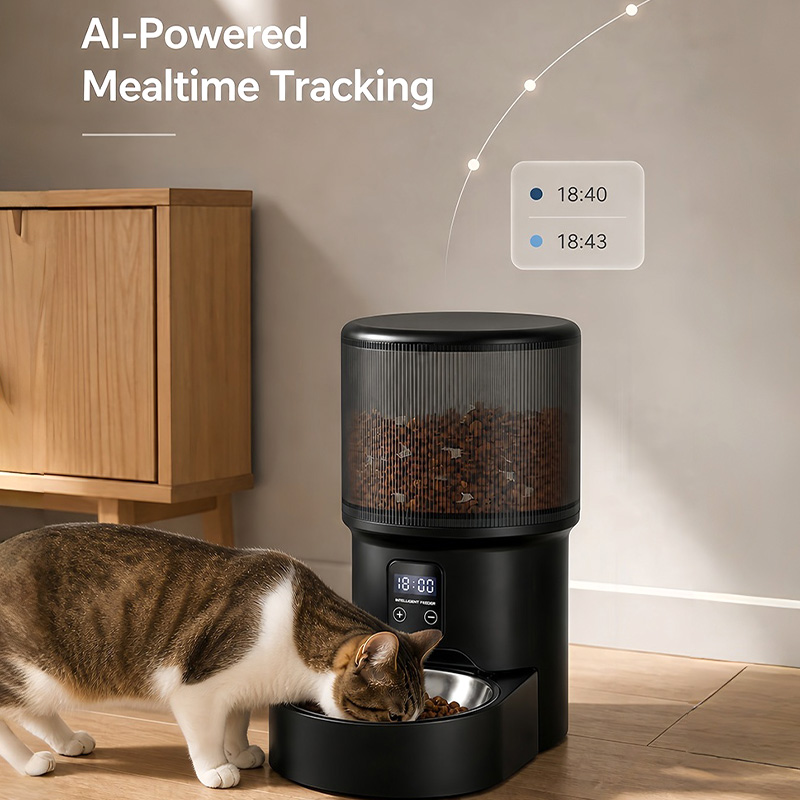 4L Smart Pet Feeder With 2 Sta - đánh giá và giá Pet Feeder App Control Portion