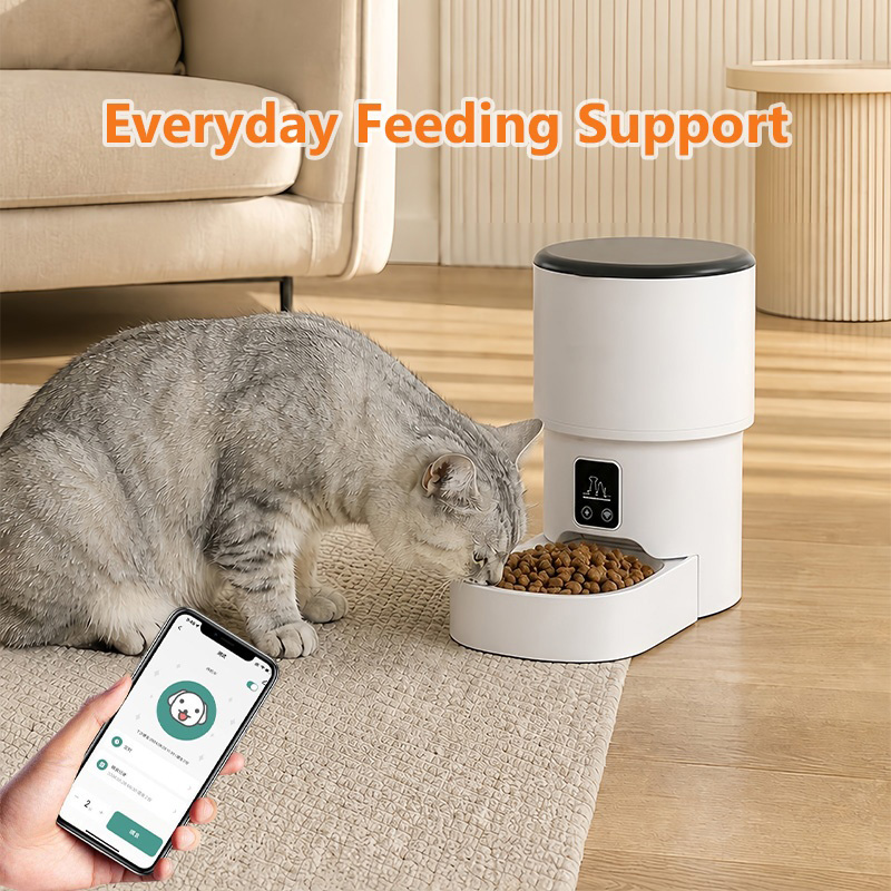 Smart Pet Feeder 4L WiFi Autom - đánh giá và giá Pet Feeder App Control Portion