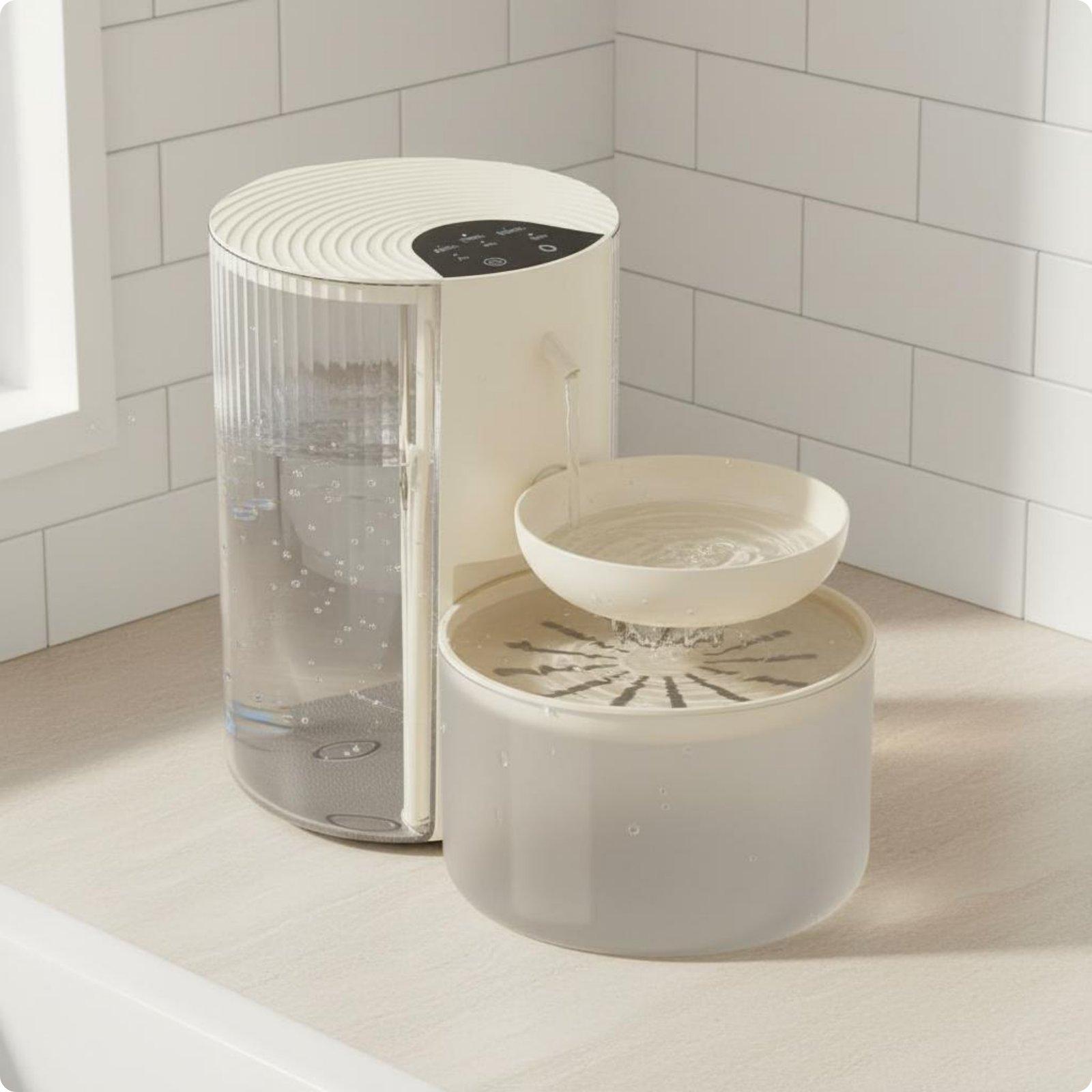 Automatic Cat Water bowl Separ - đánh giá và giá Automatic Cat Water Dispenser 3L