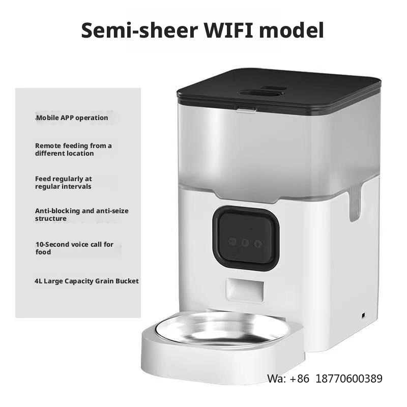 Manufacturer Smart White 4L 6L - đánh giá và giá Automatic Cat Feeder 6L Timed
