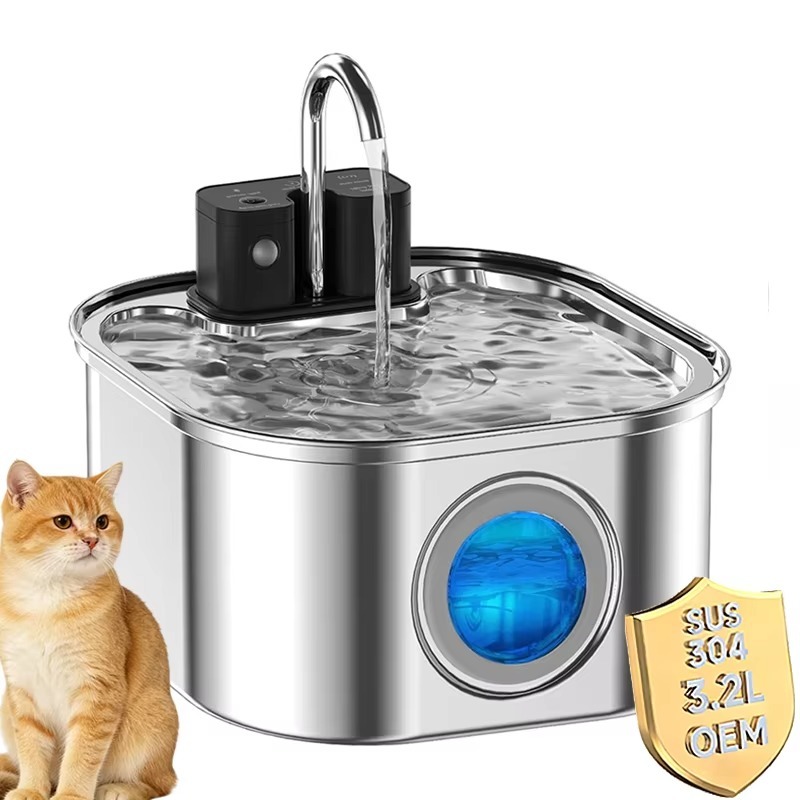 3.2L Wireless Cat Water Founta - đánh giá và giá Wireless Pet Water Fountain Battery