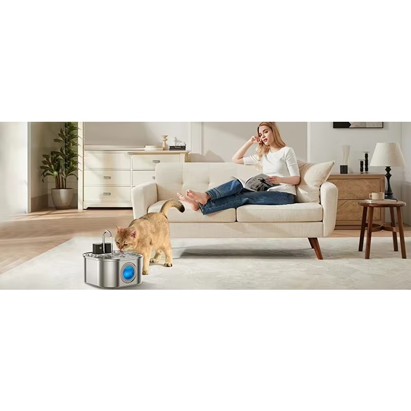 3.2L Wireless Cat Water Founta - đánh giá và giá Wireless Pet Water Fountain Battery